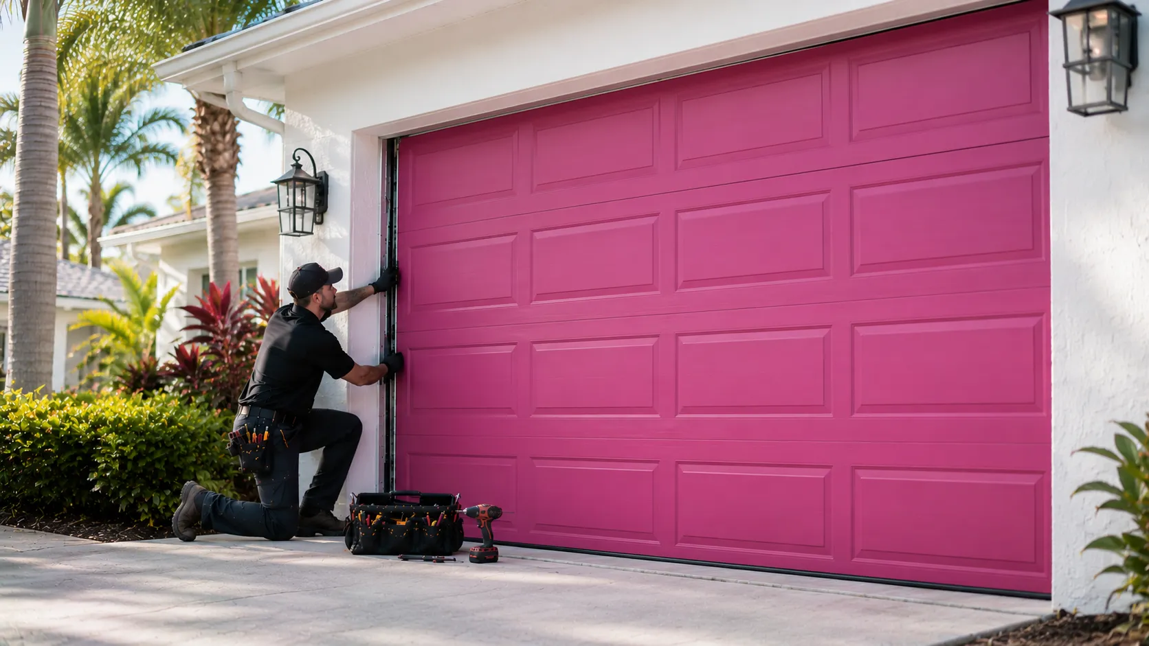 Tell us what’s wrong - Philadelphia garage door service