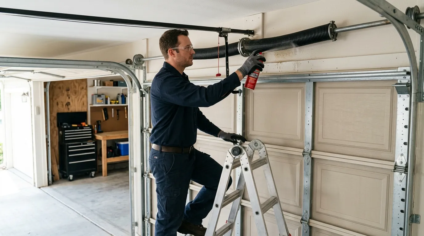 Carriage house garage door