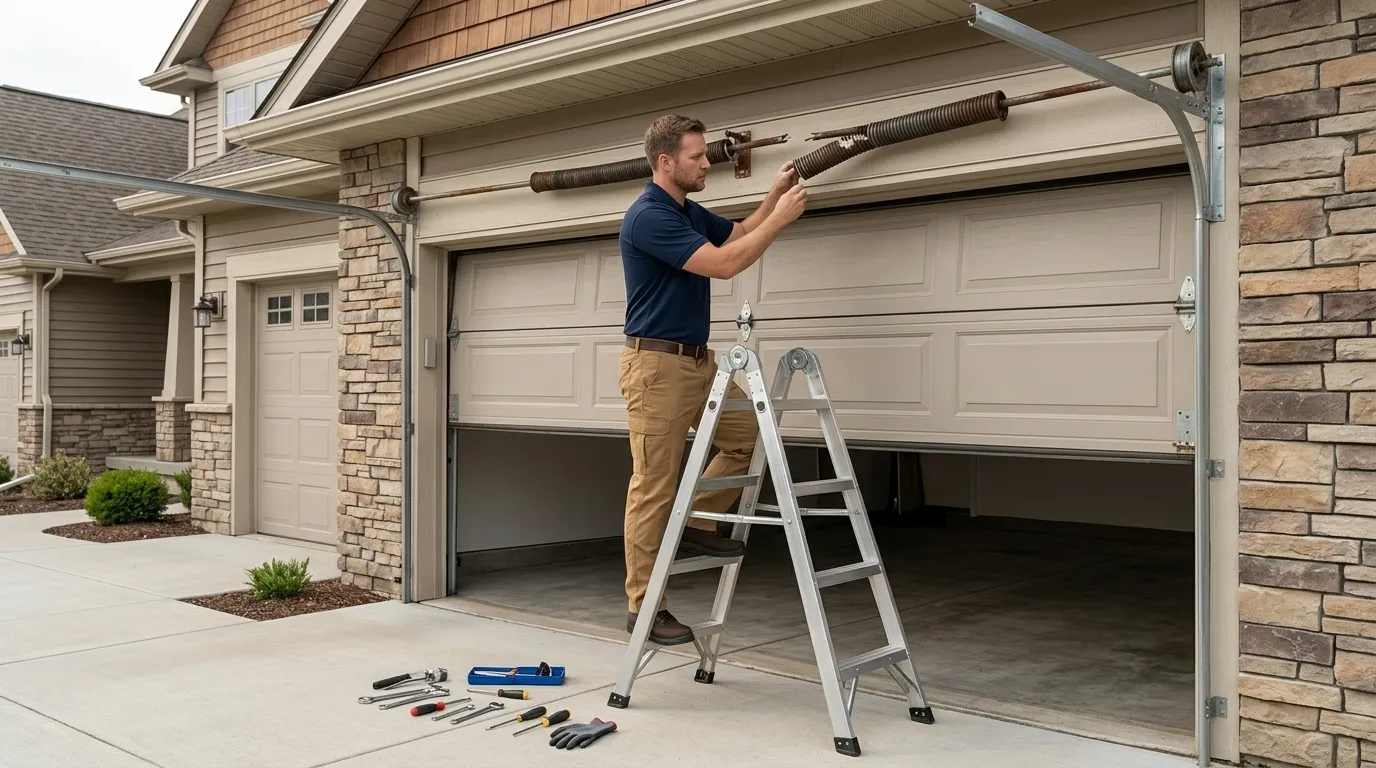 Repaired & tested - Philadelphia garage door service