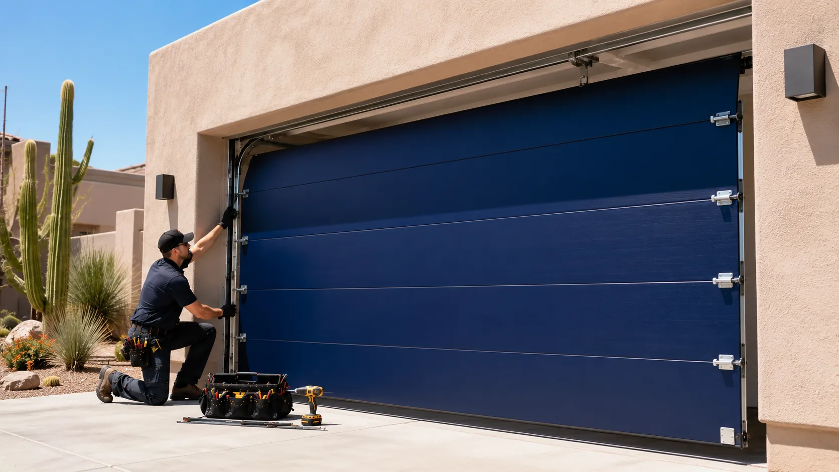 Spring Repair for Drexel Hill's 1948-Era Garage Doors